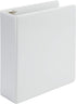 Samsill Economy 2 Inch Mini 3 Ring Binder, Made in The USA, Round Ring Binder, Non-Stick Customizable Cover, White...
