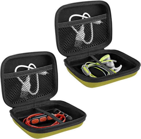 Geekria Shield Case for On-Ear Headphones, Replacement Hard Shell Travel Carrying Bag with Cable Storage, Compatible with Audio Technica, Sony, JV...