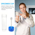 10Pcs Plastic Specimen Cups, 25-30ml Stool Container Sample , Urine Cup with Spoon and Lid for Laboratory...