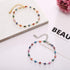 Turkish Blue Evil Eye Bracelet Anklets for Women Handmade Colorful Beads Ethnic Foot Chain Jewelry...