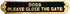 Renovators Supply Manufacturing Beware of Dog Sign 10.9 in. X 2.1 in. Keep Gate Closed Sign Cast Brass Please Close Gate Sign...