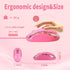 SOON GO Pink Mouse,Computer Mouse,with 1.5m Pink USB Cable - Compatible with Windows, Linux, Mac, Laptop, PC & Desktop - Ideal for Office, Home, B...