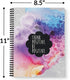 Softcover Think Positive 8.5" x 11" Motivational Spiral Notebook/Journal, 120 College Ruled Pages, Durable Gloss Laminated Cover, Black Wire-o Spi...