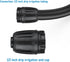 1/2 Inch Irrigation Tubing End Cap for 0.52" ID x 0.65" OD Drip Irrigation Tubing, 10 Pack 16mm Drip Irrigation System Parts 1/2 inch Irrigation F...