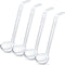4 pieces 1 oz ladle clear small gravy ladle long handle Acrylic 7.9 Inch Perfect for Serving Dressings,punch bowl, Sauces and Toppings (1oz, small...