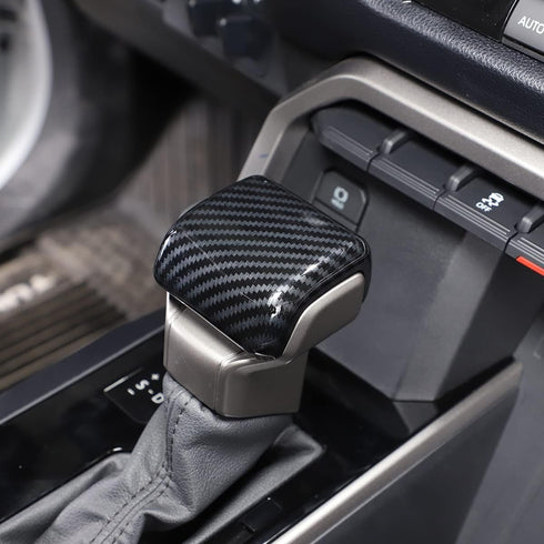 ABS Car Console Gear Gear Shift Knob Head Protection Trim,Shift Gear Protection Trim,Compatible with Toyota Tacoma 2024+ Interior Accessories (Bla...