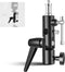 NEEWER Camera Flash Bracket H-Type Mount with Umbrella Softbox Holder, 180° Swivel Adjustable Metal Light Stand Adapter with 1/4" to 3/8" Screw Ad...