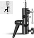 NEEWER Camera Flash Bracket H-Type Mount with Umbrella Softbox Holder, 180° Swivel Adjustable Metal Light Stand Adapter with 1/4" to 3/8" Screw Ad...