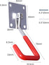 HAISHINE Garage Hooks, Adjustable Hooks for Wall Storage, Stainless Steel Heavy-Duty Utility Hooks with Anti-Slip Coating Organizing for Chainsaws...