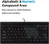 CUQI Mini Keyboard, Small Wired Keyboard 82 Scissor Keys, USB interface Compact Keyboard for Android, Windows PC, Laptop, Raspberry Pi, Windows 10...