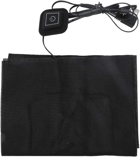 DC 5V USB Electric Cloth Heater, car Heating pad USB 3-Shift Waterproof Carbon Fiber Heat Pad, Washable Cushion Clothing Fever Tablets for Neck, B...