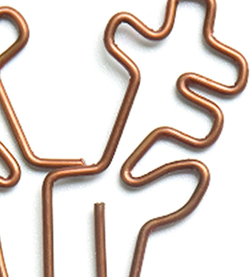 Christmas Paper Clips, Paperclips, 100Pcs Retro Multi Purpose Cute Paper Clips, Cute Paper Clips Wrapping Paper Clips for Office Supplies School G...