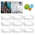 10 Pcs Plastic Petri Dish Sterile Bacterial Culture Dish Laboratory Plant Cell Tissue Culture Petri Dish Accessories Premium Cell Tissue Culture D...