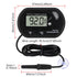 2Pcs Aquarium Thermometer Fish Tank Thermometer Reptile Thermometer Terrarium Water Temperature Test Digital Thermometer with LCD Display Fahrenhe...