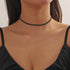 Sparkly Rhinestone Tennis Necklace Crystal Rhinestone Choker Necklace Simple Rhinestone Tennis Choker Necklace Dainty Rhinestone Tennis Necklace f...