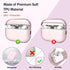 Airpods Pro 2nd/1st Generation Case Cover, Compatible with Airpods Pro Case 2nd Gen USB C Charging Port, Clear Soft Transparent Military Grade Sho...