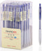 1901 Retractable Ballpoint Pen with Soft Grip, Fine Point 0.7mm, 40-Pack (Blue Ink)...