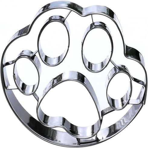 Dog Paw Cookie Cutter, Premium Food-Grade Stainless Steel, Dishwasher Safe...