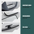 2 PCS Car Rearview Mirror Blind Spot Mirror, 3.7 x 1.4" Curved Rectangular Mirror to Expand Field of View, Angle Adjustable Reversing Parking Auxi...