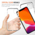 Trianium Compatible with iPhone 11 Case, Clarium Series 6.1 Inch TPU Cushion Clear Frame with Hybrid Rigid Backing Cover...