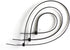 THE CIMPLE CO 14 Inch Black Nylon Zip Ties (Wire, Cable Ties) - Strong - Indoor and Outdoor Rated - No Tools Needed - 100 Pack...