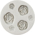 Rose Fondant Mold Rose Flower Silicone Molds for Sugar Craft Cake Decorating Cupcake Topper Candy Chocolate Polymer Clay Gum Paste...