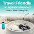 Performance Travel Laundry Detergent Liquid - Zen Fresh, 3 Fl Oz (Pack of 3), 9 Loads - Travel Size Laundry Detergent for Workout Clothes & More -...