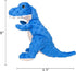 Dog Toys Dinosaur Dog Toy Blue Stuffed Animals Chew Toy Plush Squeaky Dog Birthday Toys for Small Large Big Dogs...
