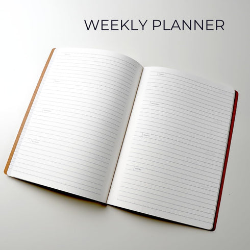 Field Journal Refill | Fountain Pen-Friendly Tomoe River Paper | Versatile A5 Notebook with Soft Brown Cover for Travelers, Work, School, and Jour...
