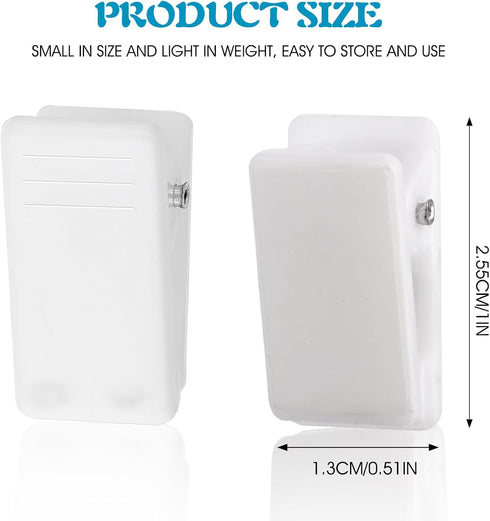 15 Pieces Self Adhesive Clips Tapestry Clips Wall Clips for Hanging Rectangle Sticky Clips Photo Clips Spring Clips for Home Office Poster Photo P...