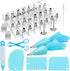Kootek 42pcs Piping Bags and Tips Set, Cake Decorating Supplies Kits for Baking with 30 Numbered Frosting Icing Tips, 2 Reusable Pastry Bags, Easy...
