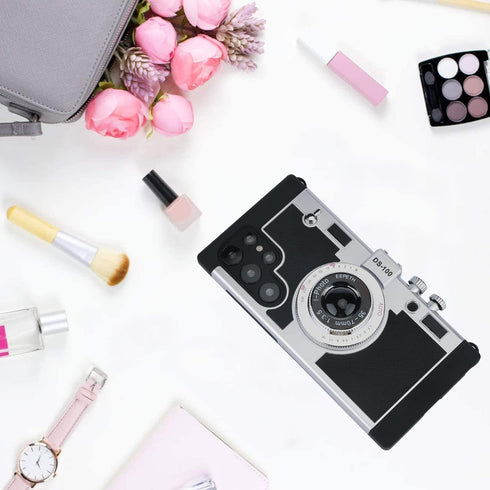 Awsaccy Emily in Paris Phone Case for Samsung Galaxy S24 Ultra 5G 6.8 Inch Camera Case Vintage Cover Cute 3D Cool Unique Design Silicone Case with...