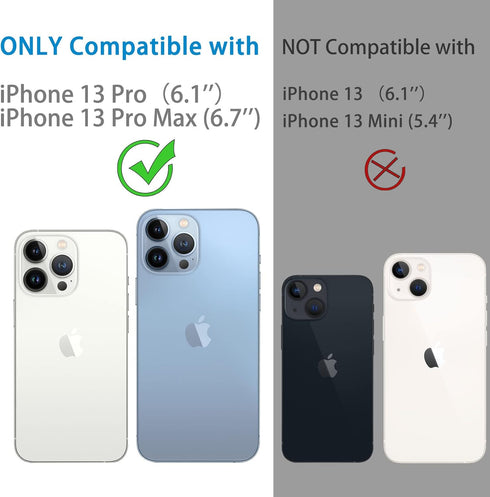 ?3 Pack?Dengduoduo Tempered Glass Camera Lens Protector for iPhone 13 Pro 6.1" & iPhone 13 Pro Max 6.7", Ultra HD, 9H Hardness, Anti-Scratch, Case...