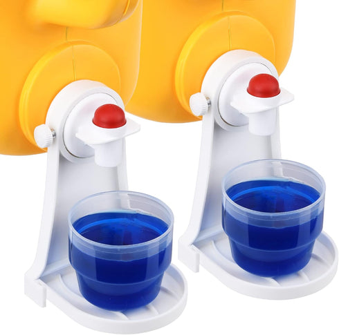 Laundry Detergent Cup Holder, Laundry Fabric Softener Drip Catcher, Firmly Hold on Laundry Bottle Spouts, Keep Washer Dryer and Laundry Floor Clea...
