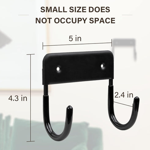 Ironing Board Hanger Iron Board Wall Mount for Laundry Rooms, Black...