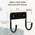 Ironing Board Hanger Iron Board Wall Mount for Laundry Rooms, Black...