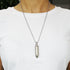 Small Pill Box Titanium Pill Fob Necklace Bullet Nitro Mini Waterproof Pill Holder Lightweight Survival Case Keychain Pill Bottle for Men & Women ...