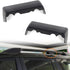 ITrims Car Accessories for Toyota Prado J150 2010-2022 Roof Rack Rail End Luggage Protector Center Cargo Rack Cover Shell Cap Trims ABS Black 2PCS...