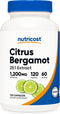Nutricost Citrus Bergamot Capsules 1,200mg, 120 Capsules - 25:1 Bergamot Extract - 60 Servings, Gluten Free, Vegan & Non-GMO...