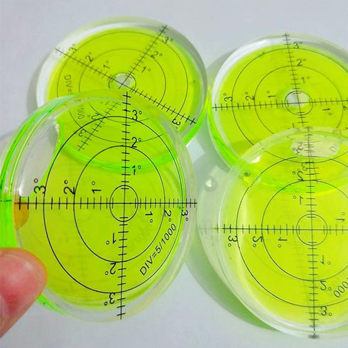 Bubble Spirit Level 66MM Degree Marked Surface Circular Level Bubble Measuring Layout Tools...