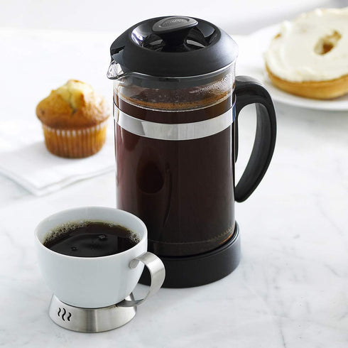 Trudeau French 1-Liter Coffee Press, Black, 1 Liter...