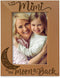 KATE POSH - Mimi I Love You to The Moon and Back Engraved Natural Wood Picture Frame, Grandparent's Day Gifts, Grandma Gifts, for Nana, (5x7-Verti...