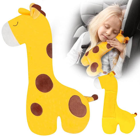 Barelove Seat Belt Cover Pillow for Kids, Car Seatbelt Cushion Shoulder Neck Support Protector Pad, Soft Stuffed Plush Travel Vehicle Safety Belts...