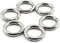JCBIZ 6pcs Zinc Alloy Round Spring Snap Hooks Clip DIY Accessories for Handbag Purse Shoulder Strap Key Chains,20mm/0.78in Inner Diameter Circle M...