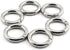 JCBIZ 6pcs Zinc Alloy Round Spring Snap Hooks Clip DIY Accessories for Handbag Purse Shoulder Strap Key Chains,20mm/0.78in Inner Diameter Circle M...