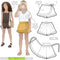 Style Arc Sewing Pattern - Margot Kids Skort...