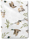Vintage Mallard Duck Leaves Baby Blanket for Boy Girl Duck Hunting Flannel Soft Swaddle Blanket Wild Duck Receiving Blankets Warm Newborn Toddler ...