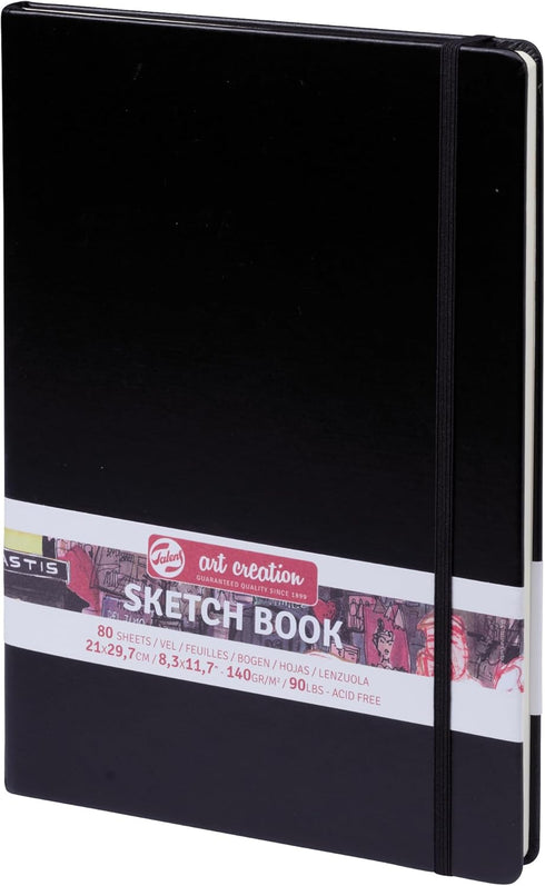 Talens Art Creation Sketchbook Black 9X14 cm, 140 Grams (9314001M)...