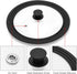 Universal Lid for Pots, Pans and Skillets Vented Tempered Glass with Heat Resistant Silicone Rim, Fits 6 inch, 7 inch, 8 inch Cookware, Replacemen...
