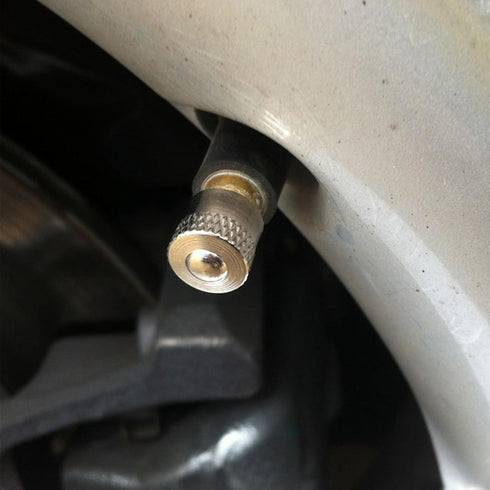 Dsycar 12 Pack Tire Valve Stem Caps, Premium Metal Brass Valve Stem Caps with Rubber Gasket, Universal Tire Valve Dust Proof Covers for Cars, Truc...